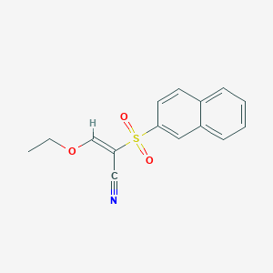 molecular formula C15H13NO3S B1587702 3-Ethoxy-2-(2-Naphthylsulfonyl)acrylonitrile CAS No. 32083-61-7