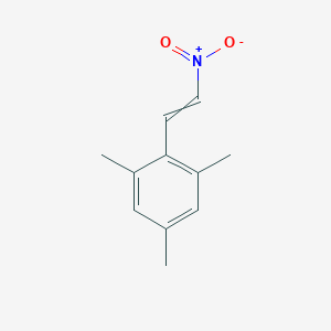 molecular formula C11H13NO2 B158772 1,3,5-Trimethyl-2-(2-nitroethenyl)benzene CAS No. 128869-45-4