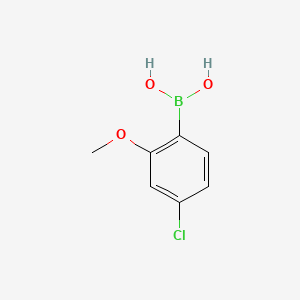 molecular formula C7H8BClO3 B1587725 4-Chloro-2-methoxyphenylboronic acid CAS No. 762287-57-0