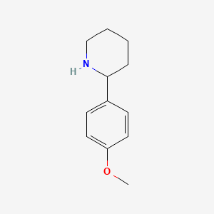molecular formula C12H17NO B1587726 2-(4-Methoxyphenyl)piperidine CAS No. 63359-20-6