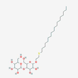 2-[4,5-Dihydroxy-2-(hydroxymethyl)-6-(2-octadecylsulfanylethoxy)oxan-3-yl]oxy-6-(hydroxymethyl)oxane-3,4,5-triol