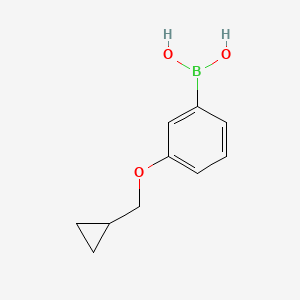 molecular formula C10H13BO3 B1587738 3-(Cyclopropylmethoxy)phenylboronic acid CAS No. 411229-76-0