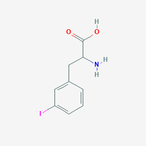 molecular formula C9H10INO2 B1587740 2-氨基-3-(3-碘苯基)丙酸 CAS No. 20846-38-2