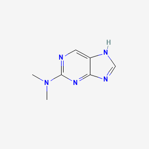 molecular formula C7H9N5 B1587741 N,N-二甲基-7H-嘌呤-2-胺 CAS No. 37432-21-6