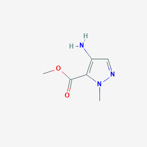 molecular formula C6H9N3O2 B1587756 methyl 4-amino-1-methyl-1H-pyrazole-5-carboxylate CAS No. 923283-54-9