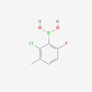 molecular formula C7H7BClFO2 B1587761 2-Chloro-6-fluoro-3-methylphenylboronic acid CAS No. 352535-85-4