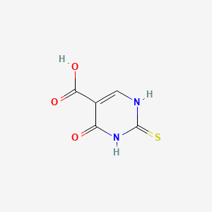 molecular formula C5H4N2O3S B1587762 5-Pyrimidinecarboxylic acid, 1,2,3,4-tetrahydro-4-oxo-2-thioxo- CAS No. 23945-50-8