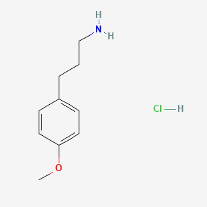 molecular formula C10H16ClNO B1587768 3-(4-Methoxyphenyl)propan-1-amine hydrochloride CAS No. 36397-51-0