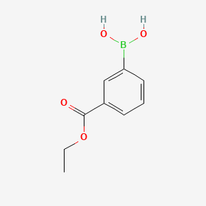 molecular formula C9H11BO4 B1587781 3-Ethoxycarbonylphenylboronic acid CAS No. 4334-87-6
