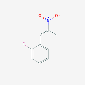 molecular formula C9H8FNO2 B1587783 1-Fluoro-2-(2-nitroprop-1-enyl)benzene CAS No. 829-40-3