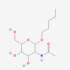 molecular formula C13H25NO6 B1587792 Amyl 2-acetamido-2-deoxy-b-D-glucopyranoside CAS No. 94483-64-4