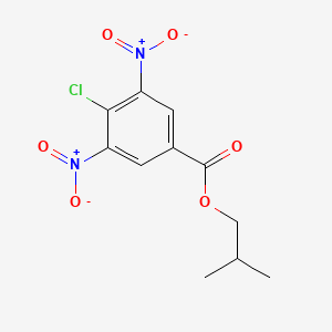 molecular formula C11H11ClN2O6 B1587793 2-Methylpropyl 4-chloro-3,5-dinitrobenzoate CAS No. 58263-53-9