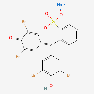 B1587801 Phenol, 4,4'-(2,2-dioxido-3H-1,2-benzoxathiol-3-ylidene)bis(2,6-dibromo-, monosodium salt CAS No. 62625-28-9