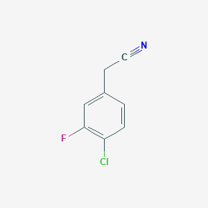 molecular formula C8H5ClFN B1587802 4-Chloro-3-fluorophenylacetonitrile CAS No. 251570-03-3