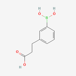 molecular formula C9H11BO4 B1587804 3-(3-硼苯基)丙酸 CAS No. 693803-17-7