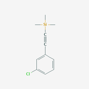 molecular formula C11H13ClSi B1587812 (3-Chlorophenylethynyl)trimethylsilane CAS No. 227936-62-1