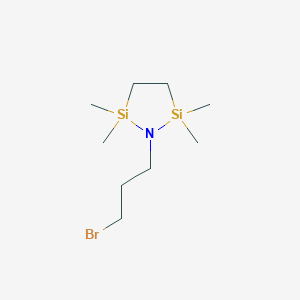 1-(3-Bromopropyl)-2,2,5,5-tetramethyl-1-aza-2,5-disilacyclopentane