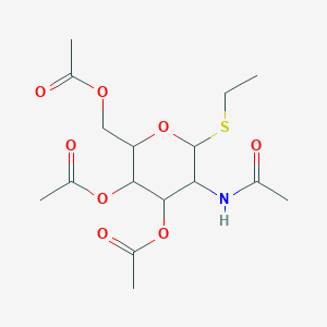 (5-Acetamido-3,4-diacetyloxy-6-ethylsulfanyloxan-2-yl)methyl acetate