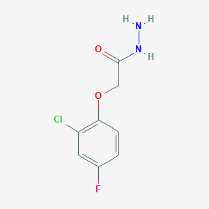B158782 2-(2-Chloro-4-fluorophenoxy)acetohydrazide CAS No. 1736-80-7