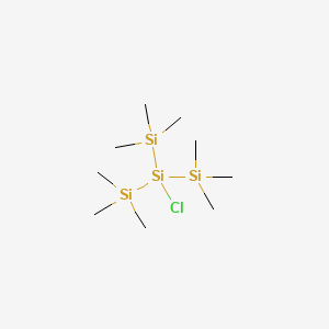 molecular formula C9H27ClSi4 B1587828 Chlorotris(trimethylsilyl)silane CAS No. 5565-32-2