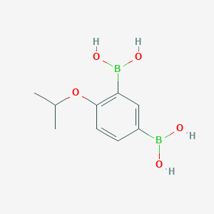 molecular formula C9H14B2O5 B1587835 4-Isopropoxy-1,3-phenylenediboronic acid CAS No. 850568-40-0