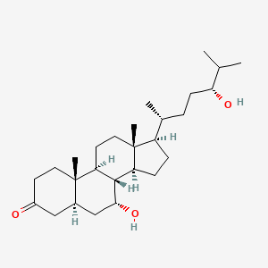 Cholestan-3-one, 7,24-dihydroxy-, (5a,7a,24R)-