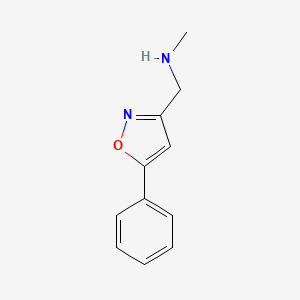 N-Methyl-N-[(5-phenylisoxazol-3-yl)methyl]amine