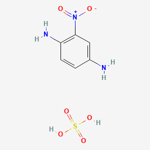 molecular formula C6H9N3O6S B1587847 2-硝基苯-1,4-二胺硫酸盐 CAS No. 68239-83-8