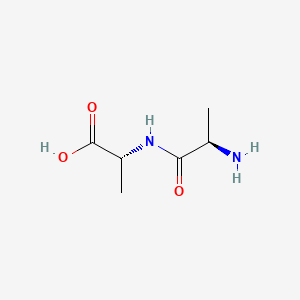 molecular formula C6H12N2O3 B1587853 D-Alanyl-D-Alanine CAS No. 923-16-0