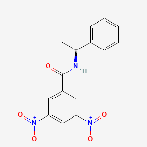 molecular formula C15H13N3O5 B1587856 3,5-dinitro-N-[(1S)-1-phenylethyl]benzamide CAS No. 69632-31-1