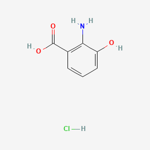 molecular formula C7H8ClNO3 B1587857 3-Hydroxyanthranilic acid hydrochloride CAS No. 4920-81-4