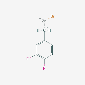 molecular formula C7H5BrF2Zn B1587861 3,4-Difluorobenzylzinc bromide CAS No. 307496-34-0