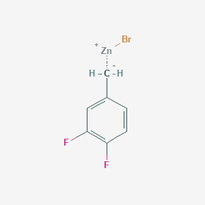 molecular formula C7H5BrF2Zn B1587861 (3,4-Difluorobenzyl)zinc(II) bromide CAS No. 307496-34-0