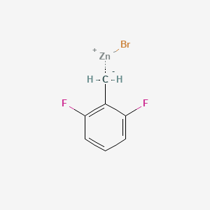molecular formula C7H5BrF2Zn B1587862 2,6-Difluorobenzylzinc bromide CAS No. 307496-33-9