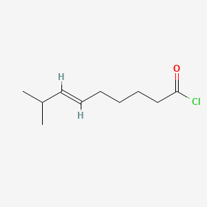 molecular formula C10H17ClO B1587877 trans-8-Methyl-6-nonenoyl Chloride CAS No. 95636-02-5