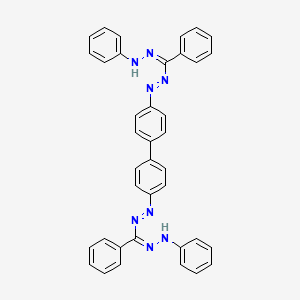 N'-anilino-N-[4-[4-[[(Z)-N-anilino-C-phenylcarbonimidoyl]diazenyl]phenyl]phenyl]iminobenzenecarboximidamide