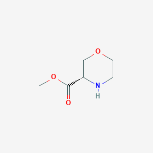 molecular formula C6H11NO3 B1587887 (S)-Methyl morpholine-3-carboxylate CAS No. 741288-31-3