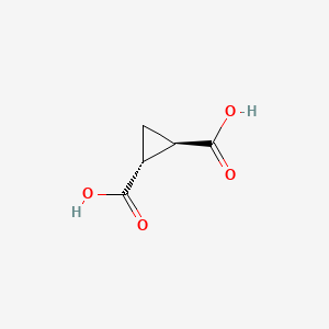 molecular formula C5H6O4 B1587890 (1R,2R)-cyclopropane-1,2-dicarboxylic acid CAS No. 58616-95-8