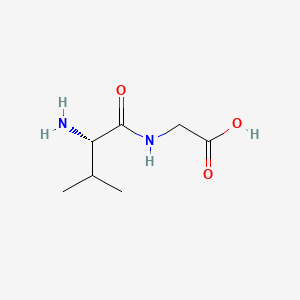molecular formula C7H14N2O3 B1587892 缬氨酸-甘氨酸 CAS No. 686-43-1