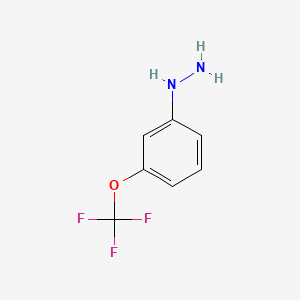 [3-(Trifluoromethoxy)phenyl]hydrazine