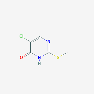 molecular formula C5H5ClN2OS B1587899 5-Chloro-2-(methylthio)pyrimidin-4-ol CAS No. 61044-94-8