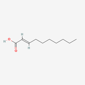 molecular formula C10H18O2 B1587902 2-Decenoic acid CAS No. 334-49-6