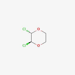 molecular formula C4H6Cl2O2 B1587903 trans-2,3-Dichloro-1,4-dioxane CAS No. 3883-43-0