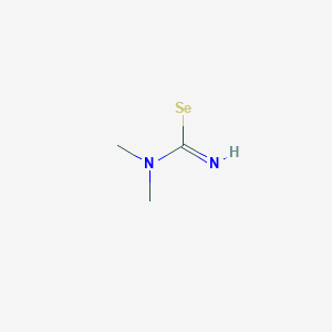 molecular formula C3H7N2Se B1587918 Selenourea, N,N-dimethyl- CAS No. 5117-16-8