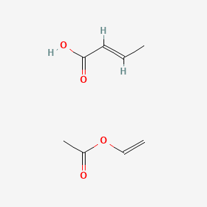 molecular formula C8H12O4 B1587926 2-Butenoic acid, polymer with ethenyl acetate CAS No. 25609-89-6