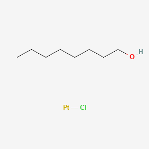 molecular formula C8H18ClOPt B1587937 Platinum, chloro octanol complexes CAS No. 68412-56-6