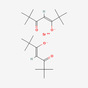 molecular formula C22H38O4S B1587941 BIS(2,2,6,6-TETRAMETHYL-3,5-HEPTANEDIONATO)STRONTIUM(II) CAS No. 36830-74-7