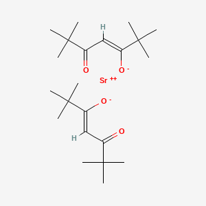 molecular formula C22H38O4S B1587941 Strontium;(Z)-2,2,6,6-tetramethyl-5-oxohept-3-en-3-olate CAS No. 36830-74-7