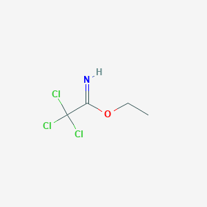 molecular formula C4H6Cl3NO B1587947 Ethyl 2,2,2-trichloroacetimidate CAS No. 23213-96-9