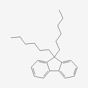 molecular formula C25H34 B1587949 9,9-Dihexylfluorene CAS No. 123863-97-8